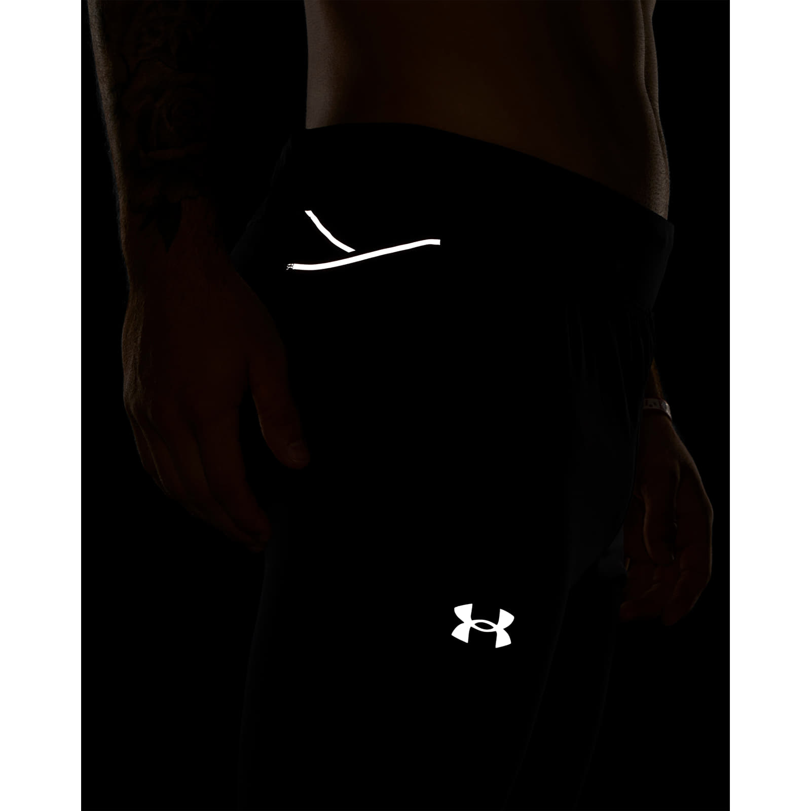 Hosen Under Armour Qualifier Elite Cold Tight Black