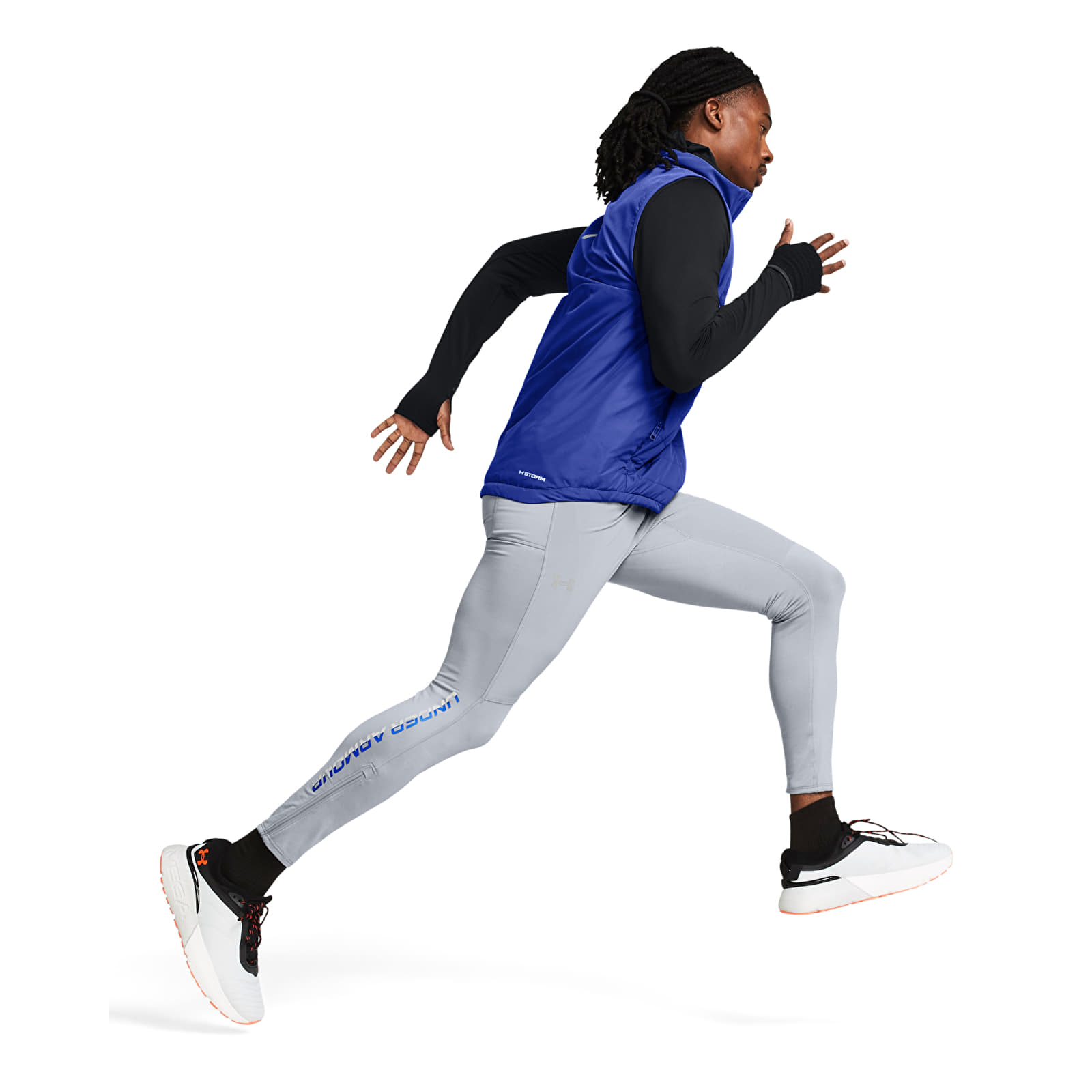 Hosen Under Armour Qualifier Elite Cold Tight Steel