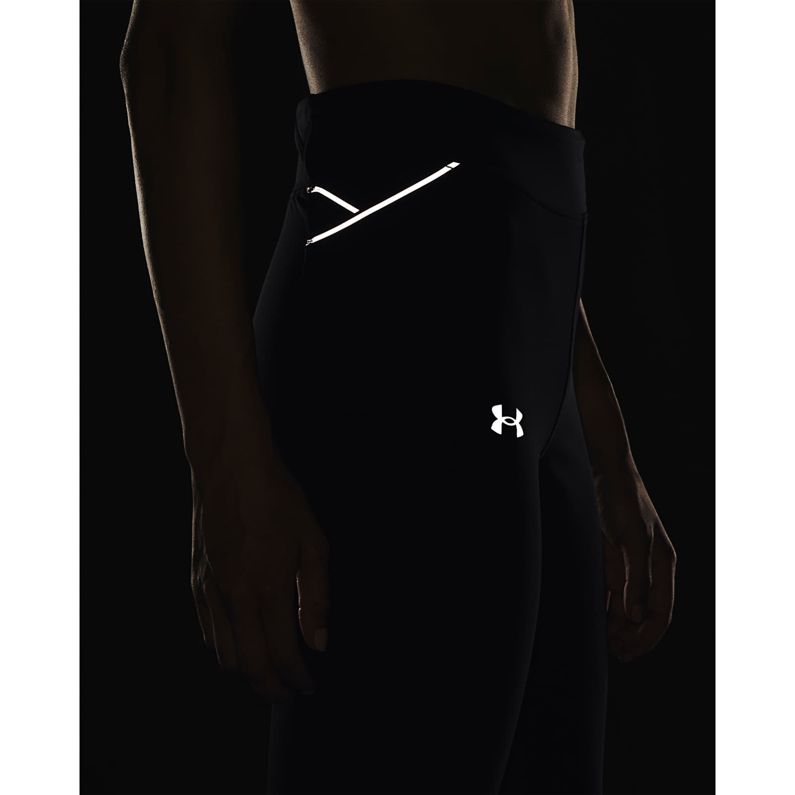 Hlače Under Armour Launch Elite Tight Black