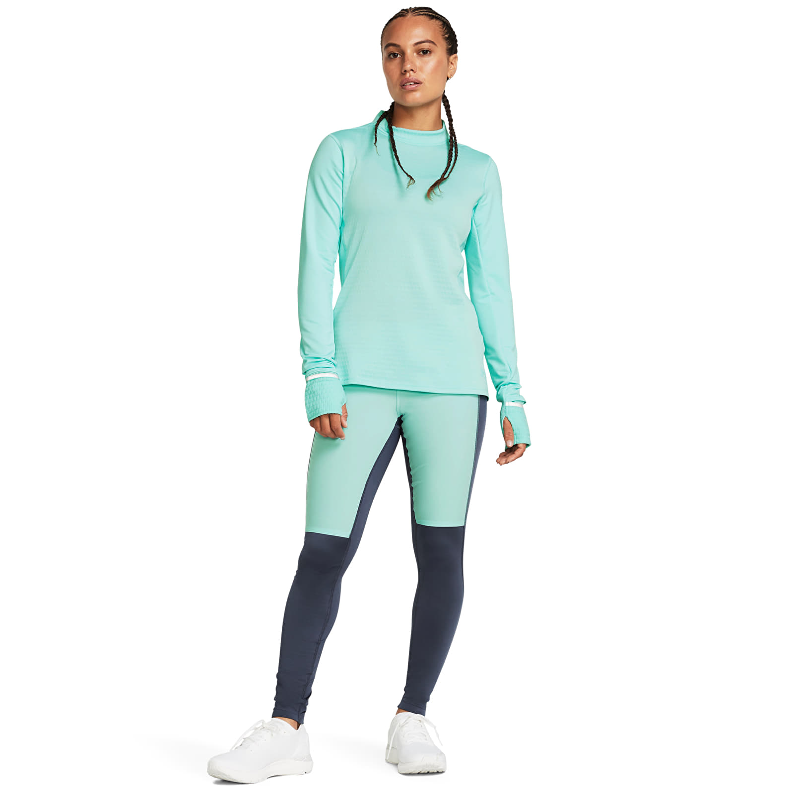 Hlače Under Armour Launch Elite Tight Downpour Gray