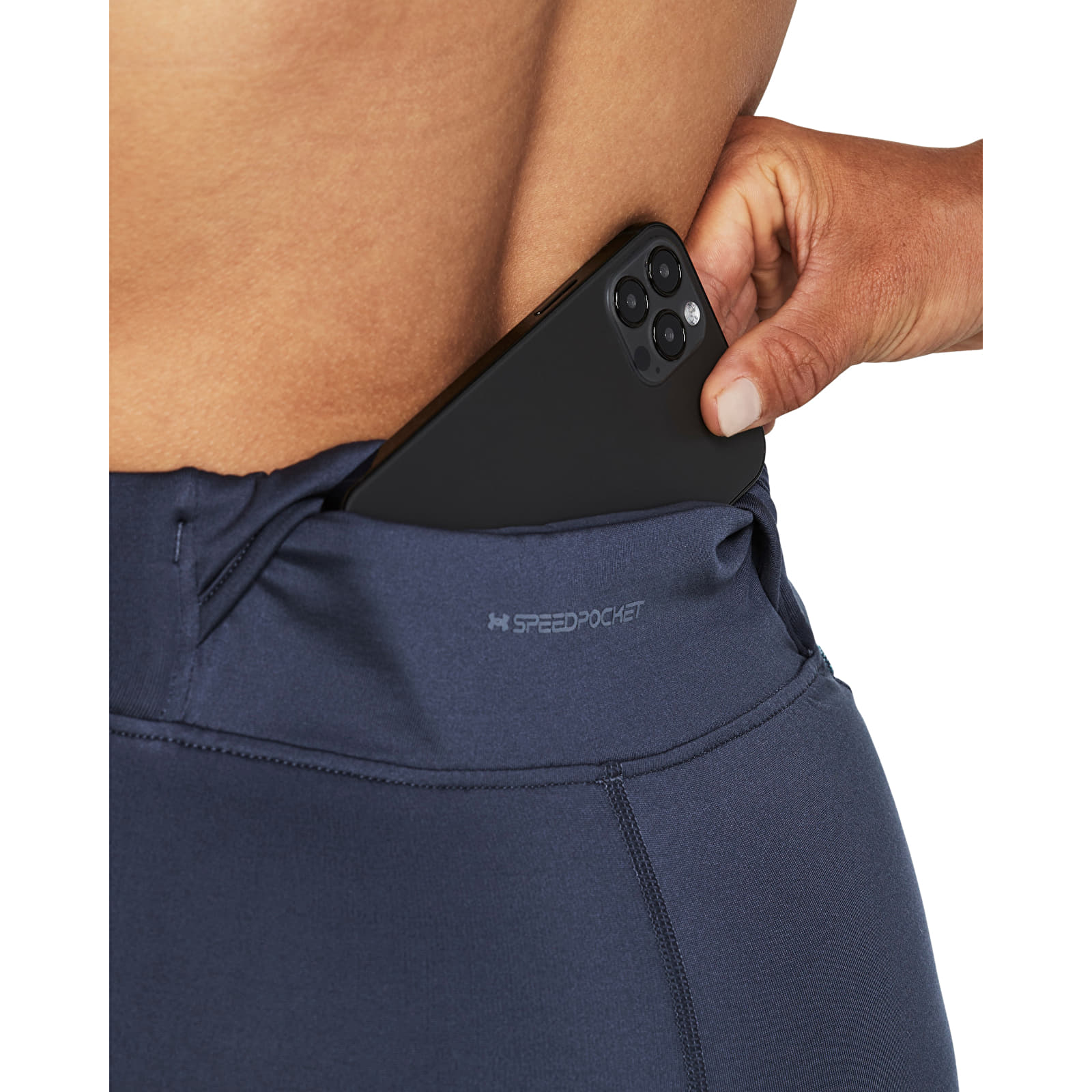 Hlače Under Armour Launch Elite Tight Downpour Gray