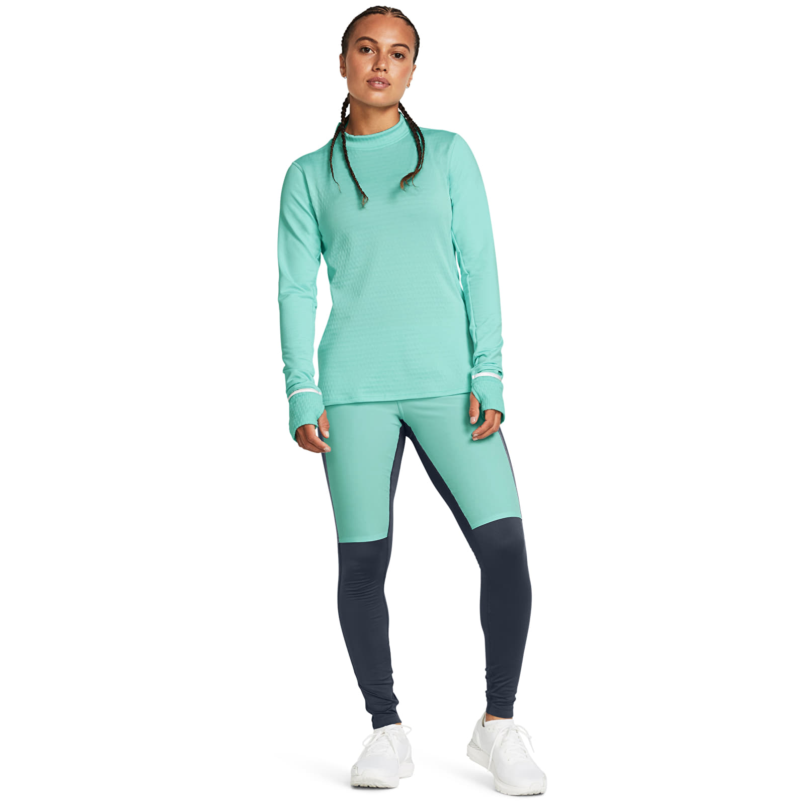 Pólók Under Armour Launch Elite Longsleeve Neo Turquoise