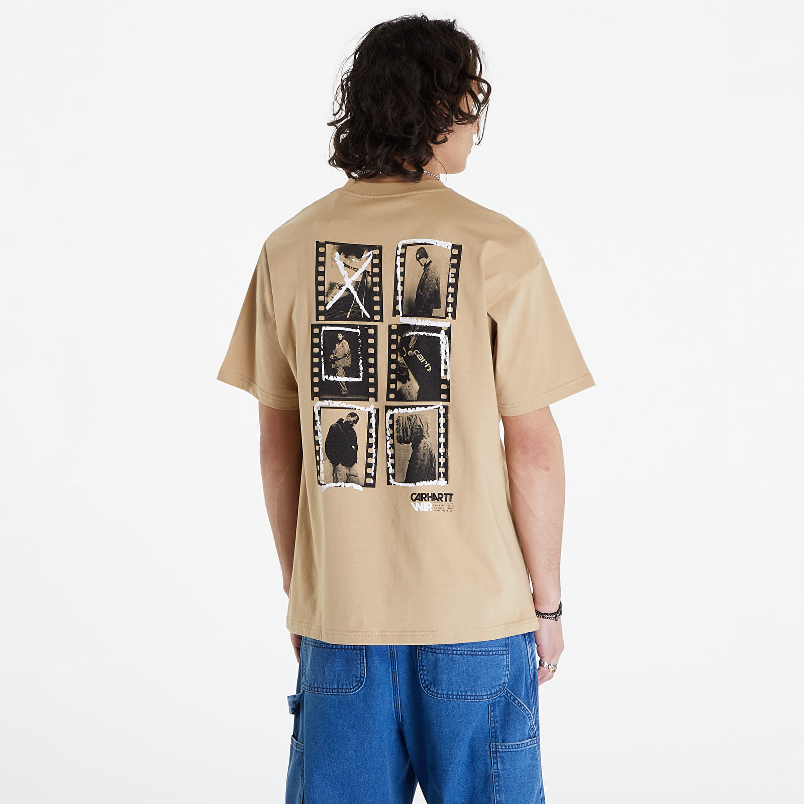 Trička Carhartt WIP S/S Contact Sheet T-Shirt UNISEX Sable