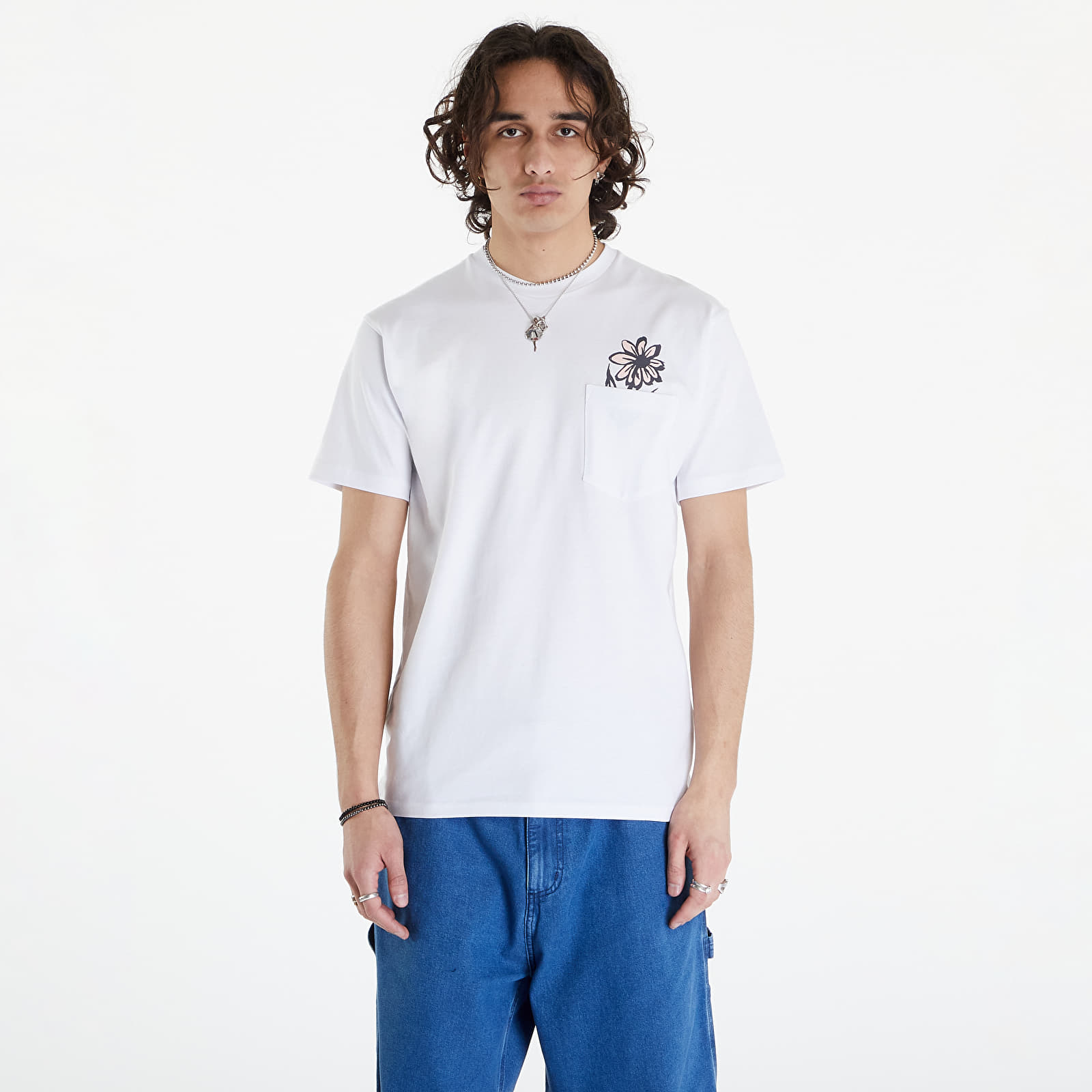 T-paidat Vans Brush Petal Ss Tee White