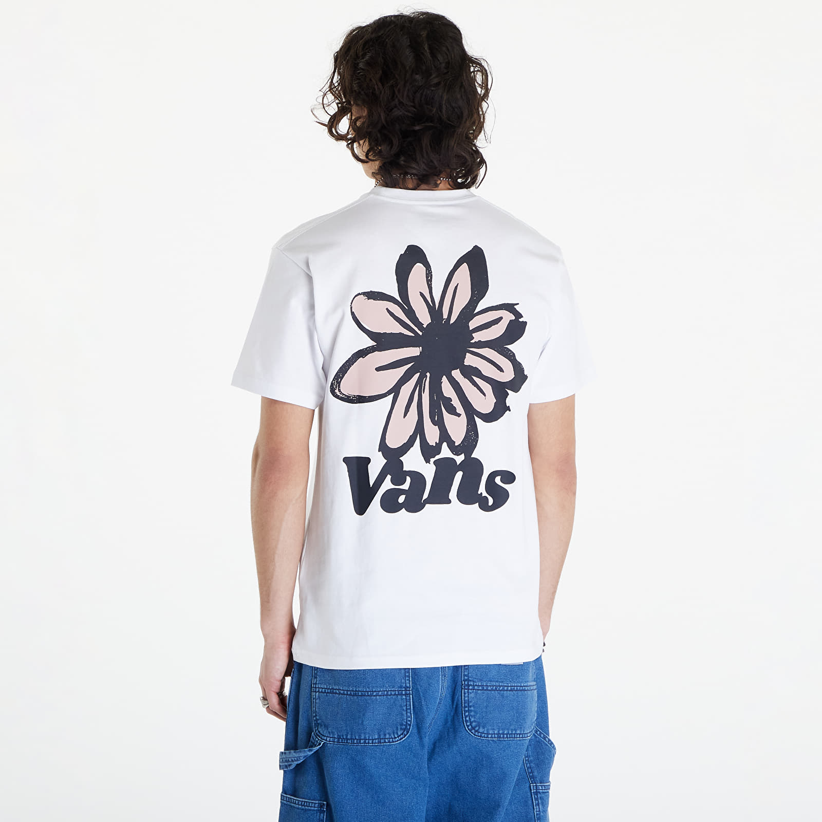 Camisetas Vans Brush Petal Ss Tee White