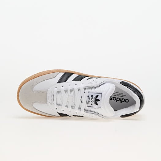 adidas gazelle silver green womens adidas Sambae White Black Gum (Women's) – YankeeKicks Online main image 1