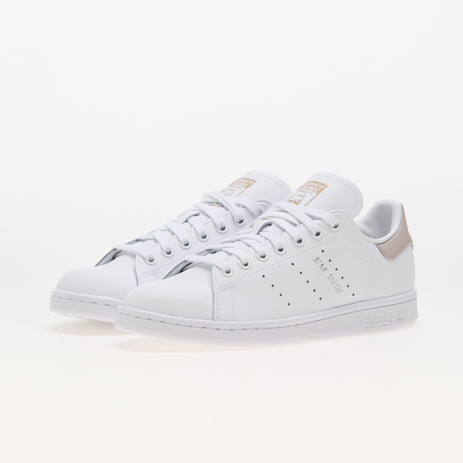 Sneakers og sko til kvinder adidas Stan Smith W Ftw White/ Wonder Beige/ Silver Mate