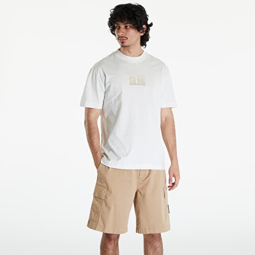 T-shirt Calvin Klein Jeans Embroidery Patch T-Shirt White