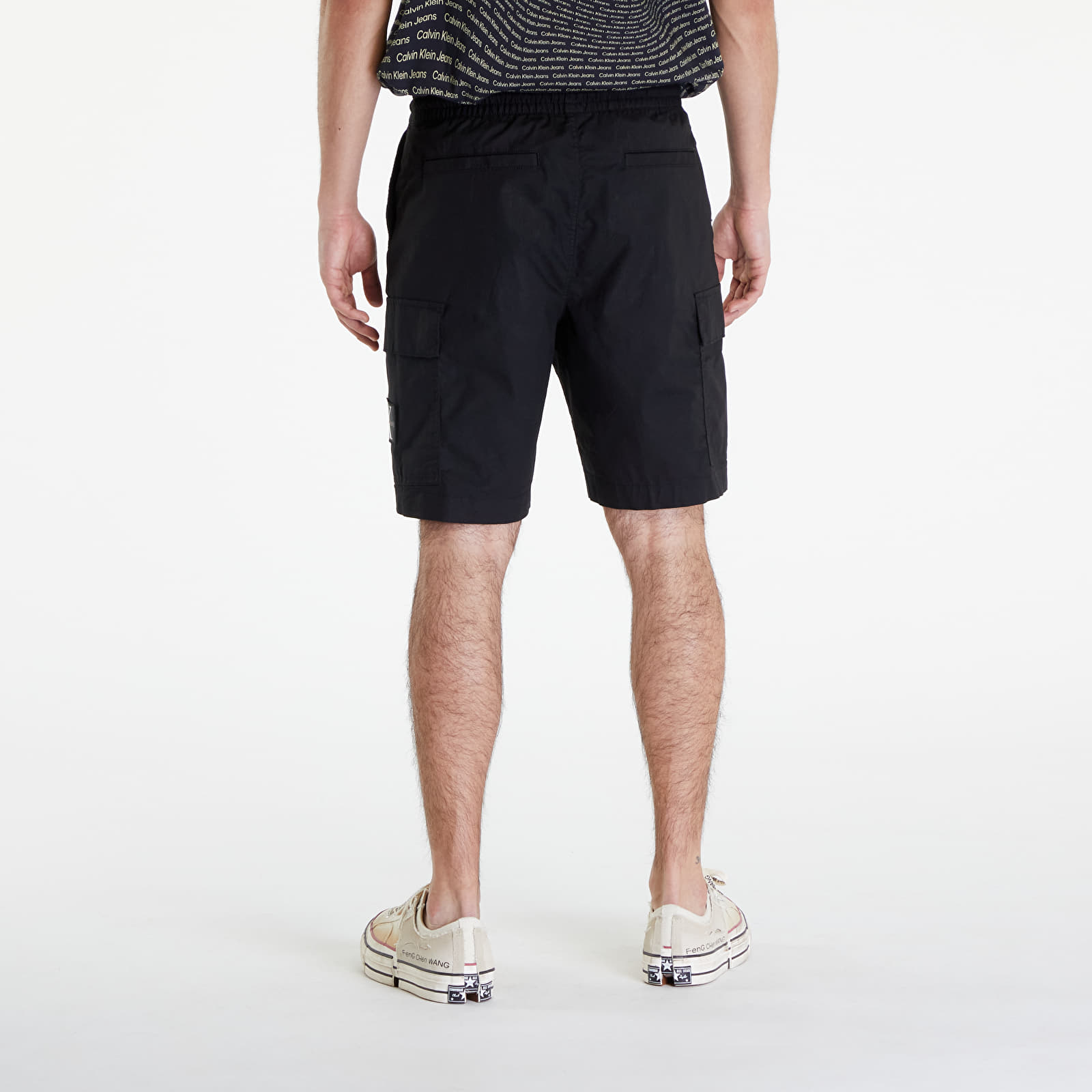 Shorts Calvin Klein Jeans Washed Cargo Shorts Black Queens
