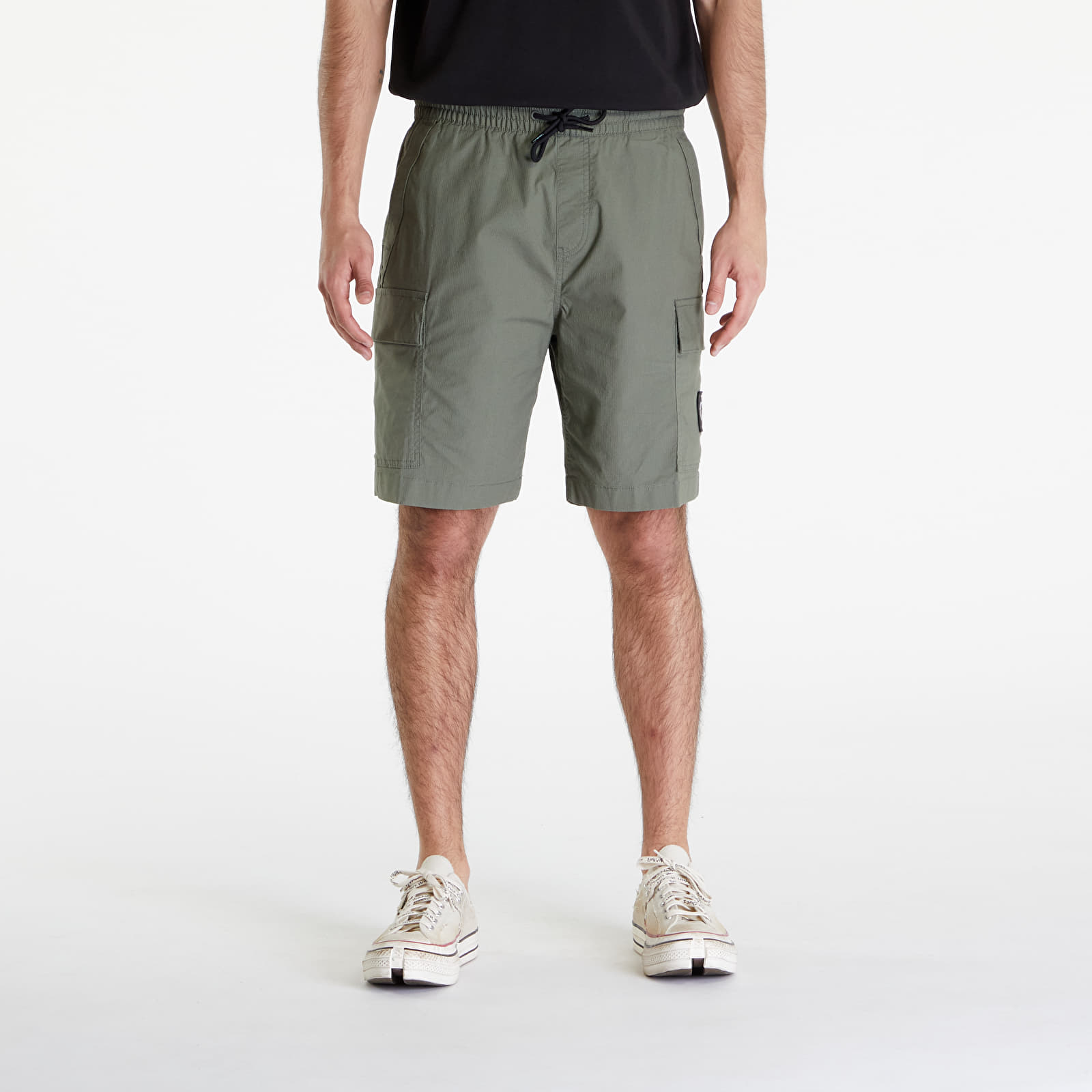Pantaloncini Calvin Klein Jeans Washed Cargo Shorts Green