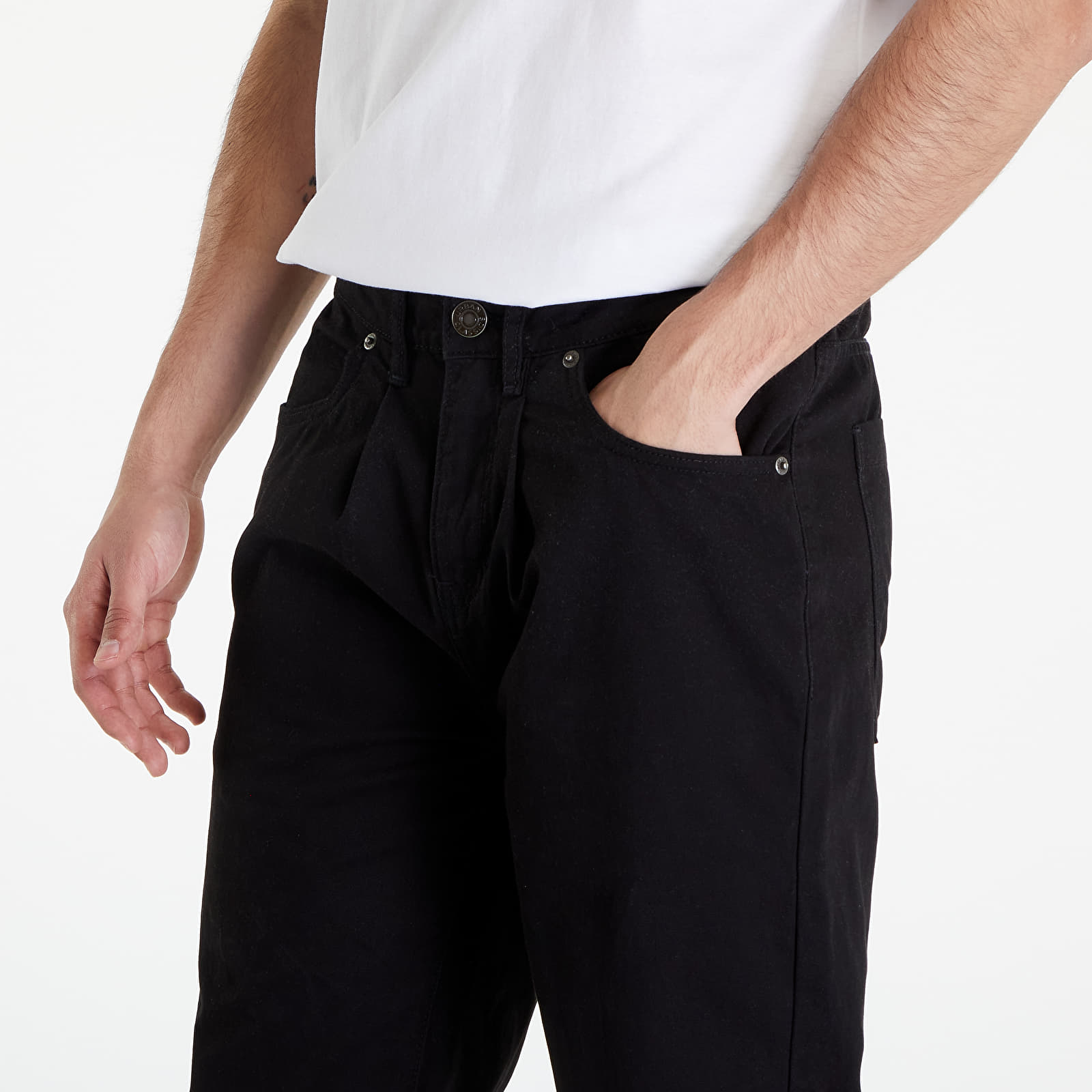 Pantaloni Urban Classics Organic Skater Chino Pants Black