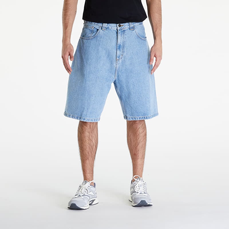 Šortky Carhartt WIP Brandon Short Blue Stone Bleached