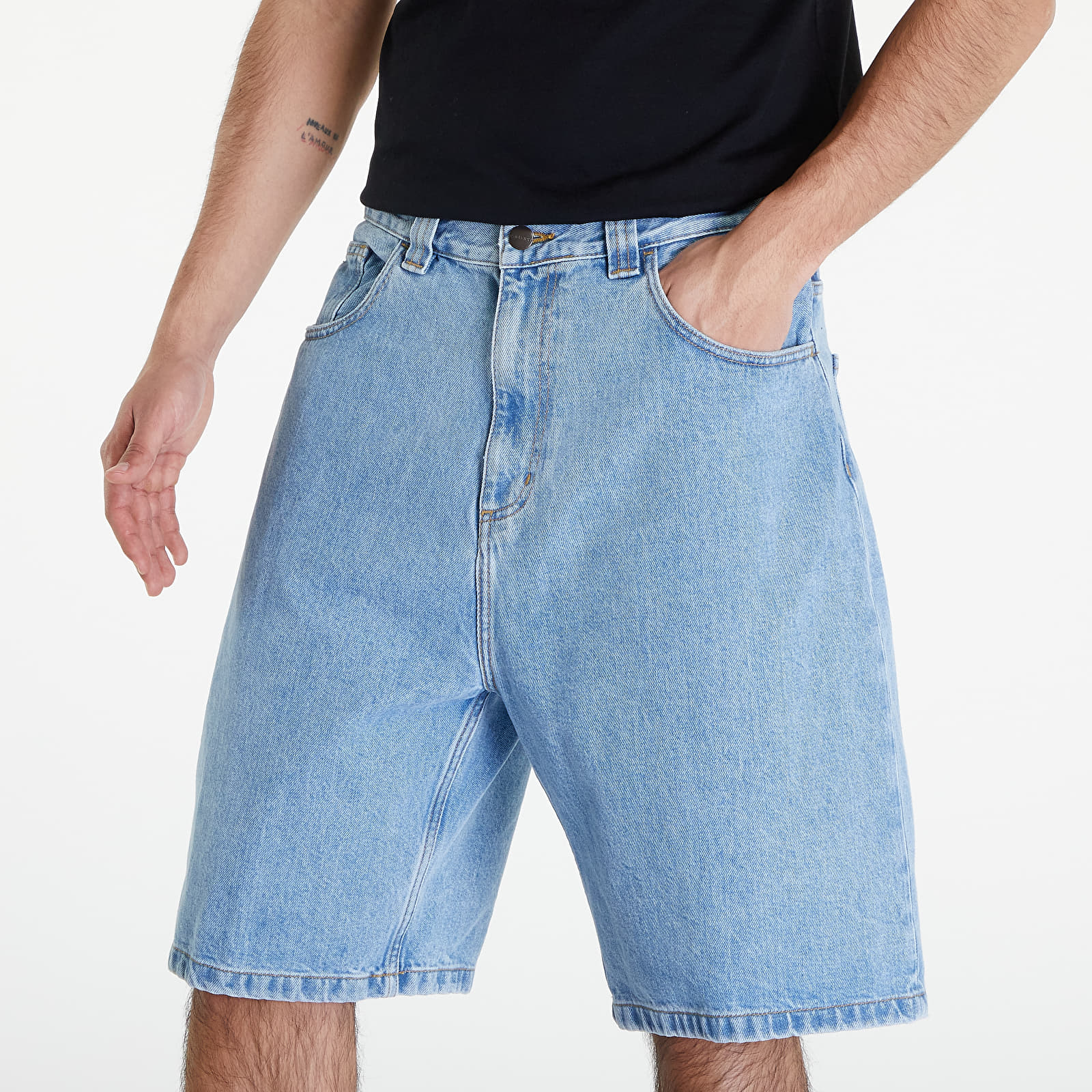 Shorts Carhartt WIP Brandon Short Blue Stone Bleached