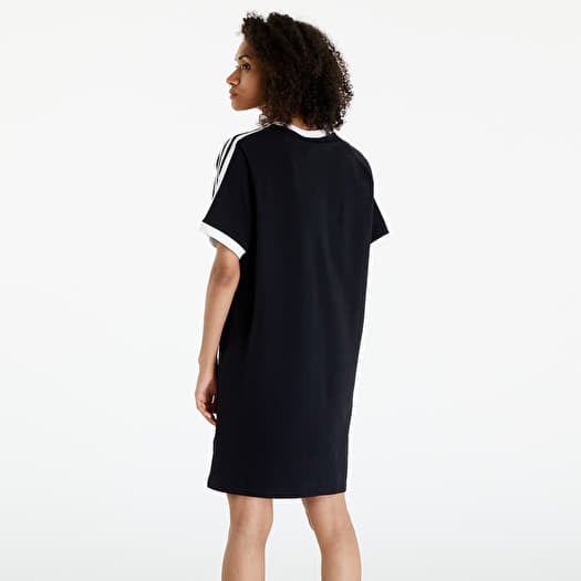 Abiti adidas 3 Stripes Raglan Dress Black Queens