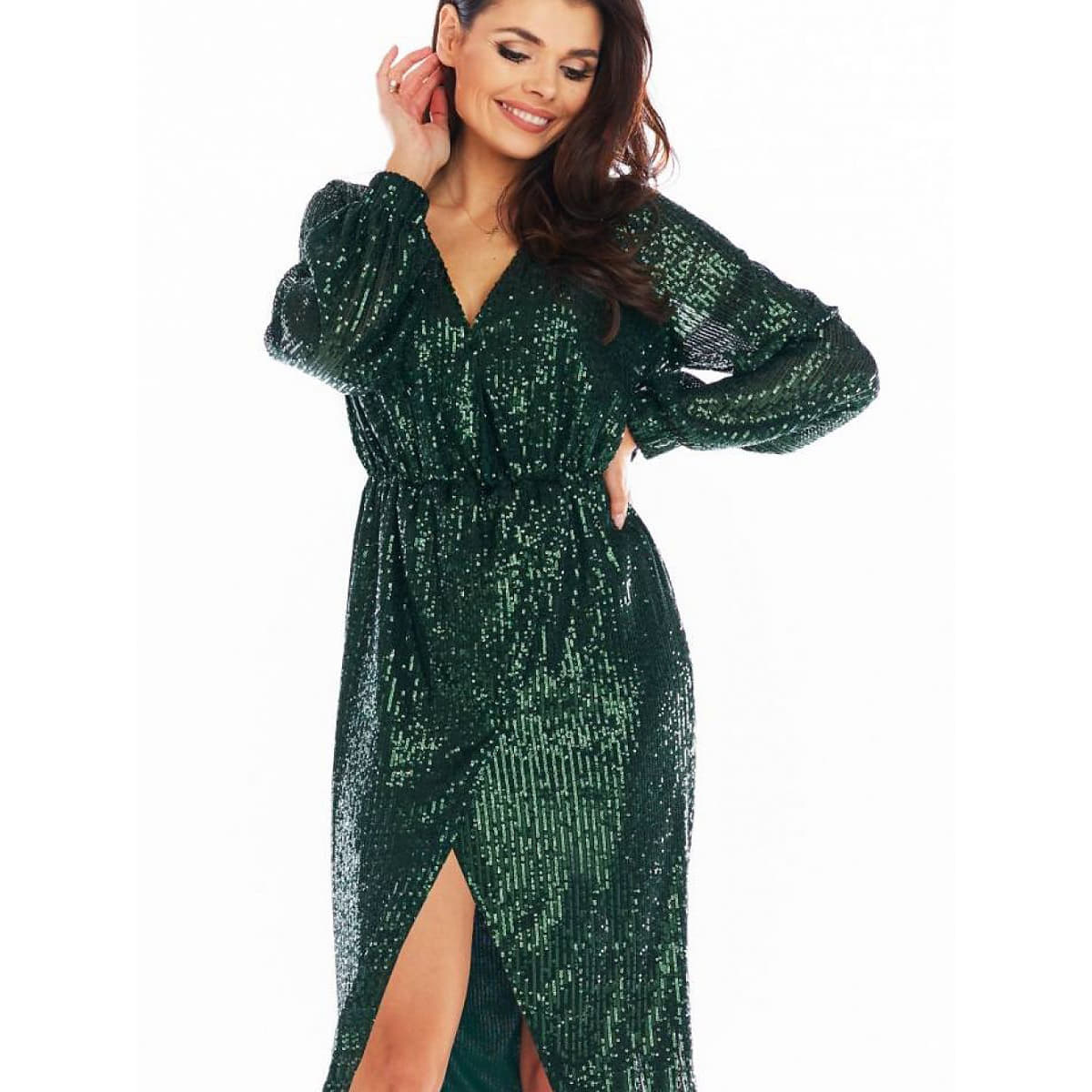 Rochie awama model 150771 Green