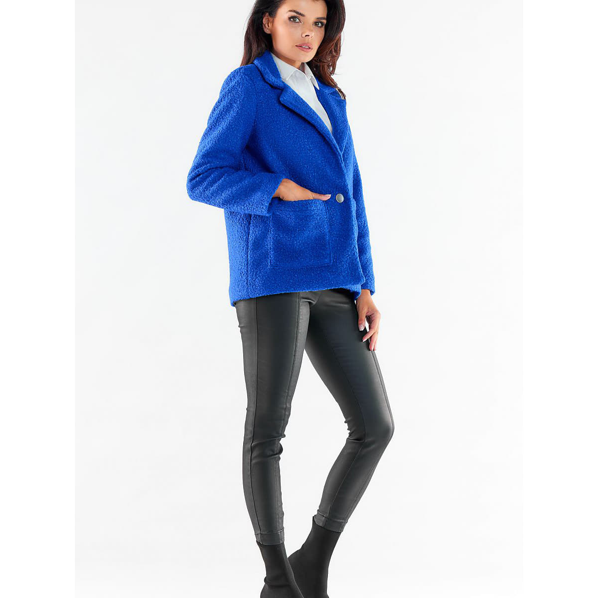 Vestes  awama model 173865 Blue