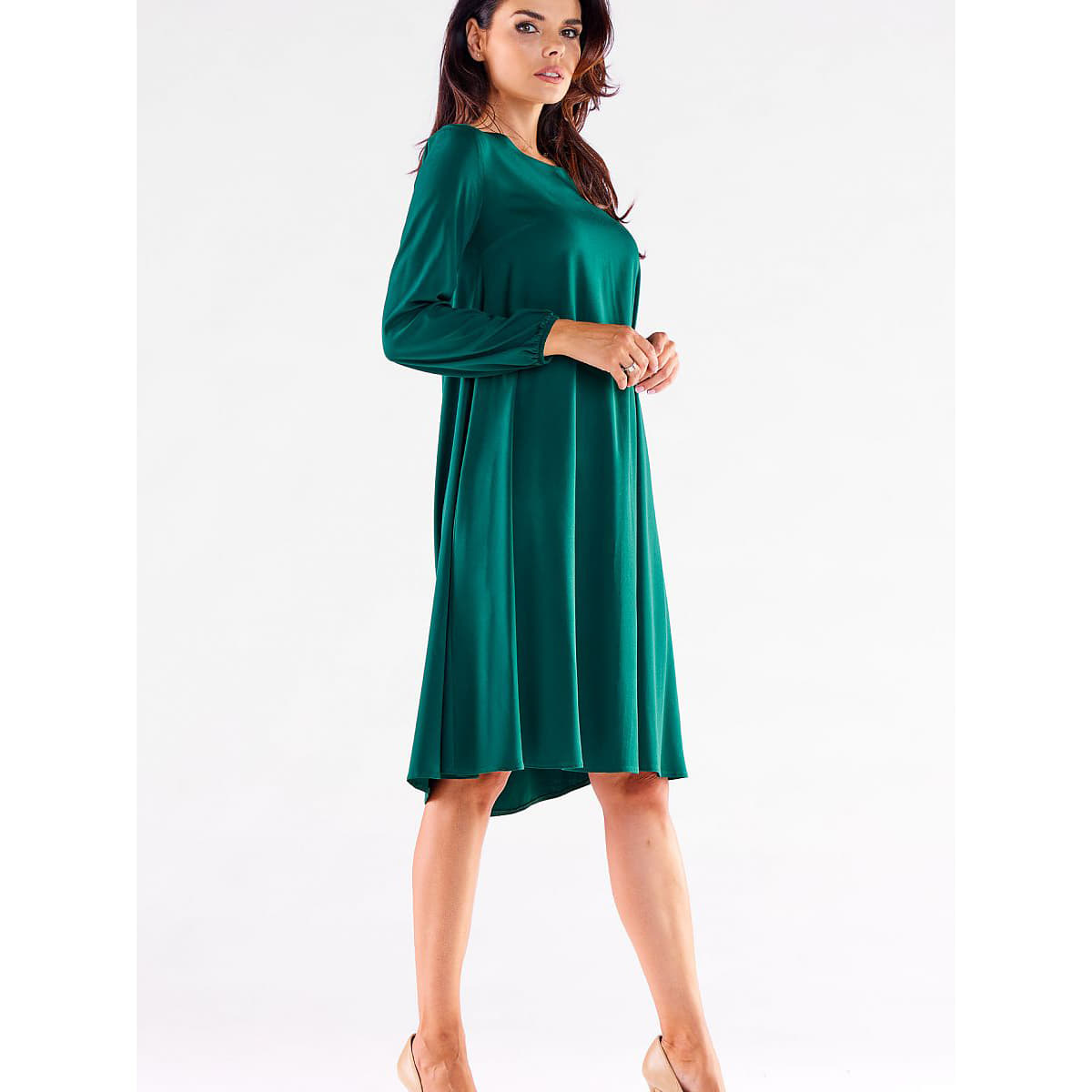 Dresses awama model 173926 Green