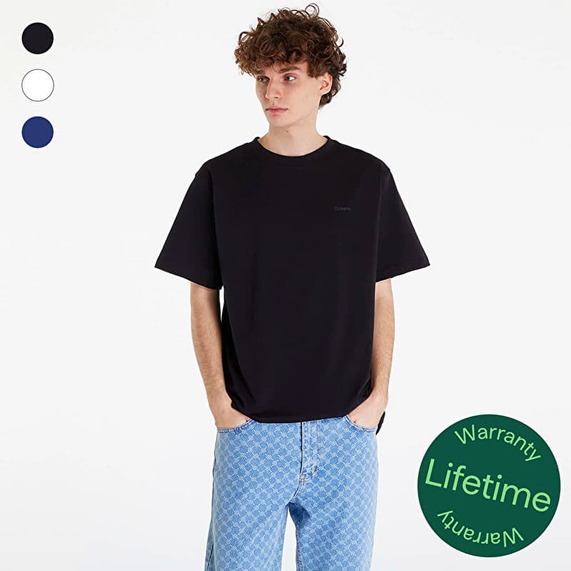 Tričko Queens 3-Pack Men’s Essential Tonal Print Black/ White/ Navy
