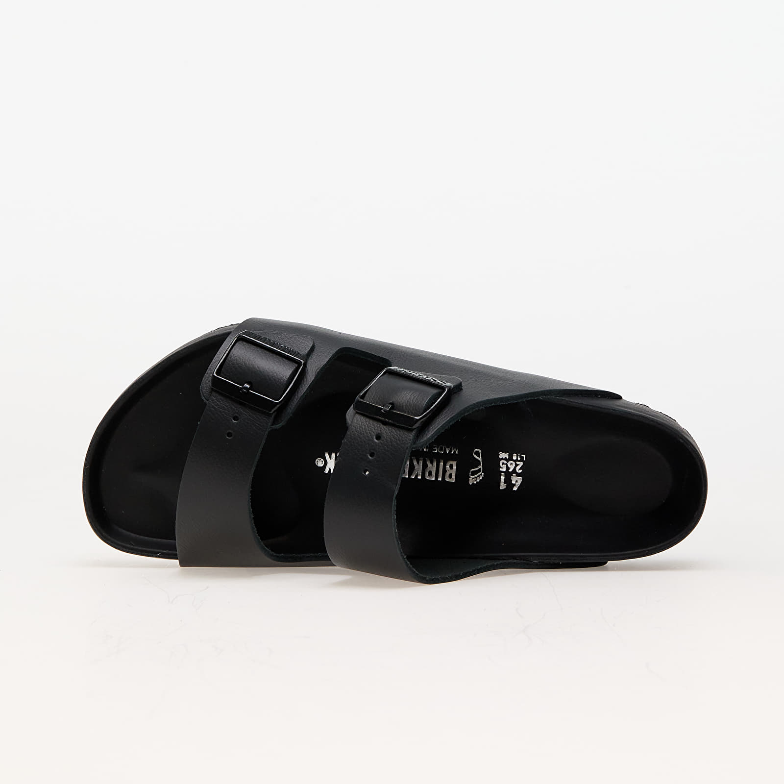 Moške superge in čevlji Birkenstock Arizona Natural Leather Black