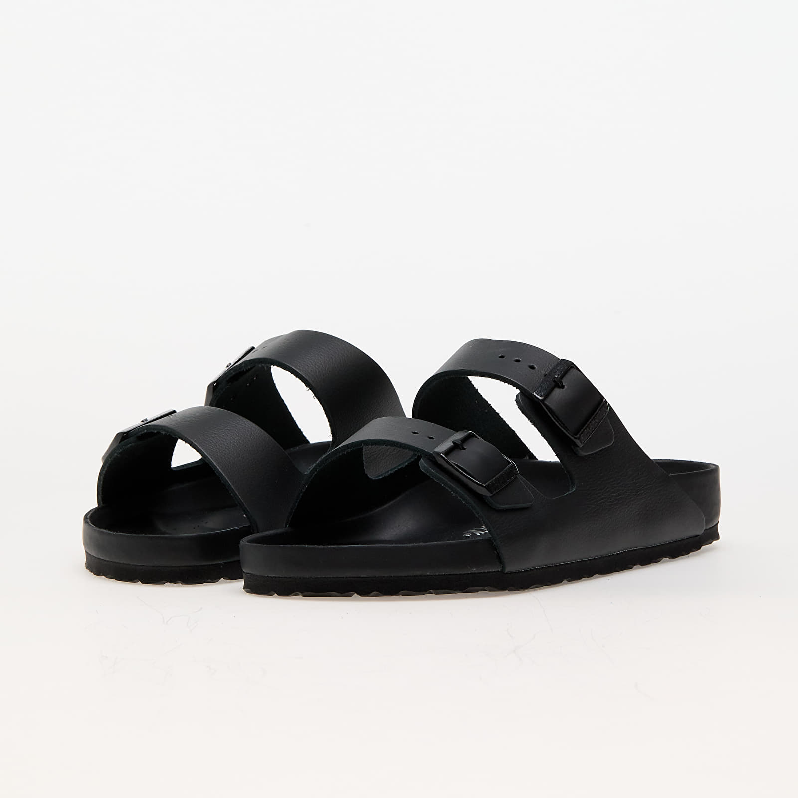 Moške superge in čevlji Birkenstock Arizona Natural Leather Black