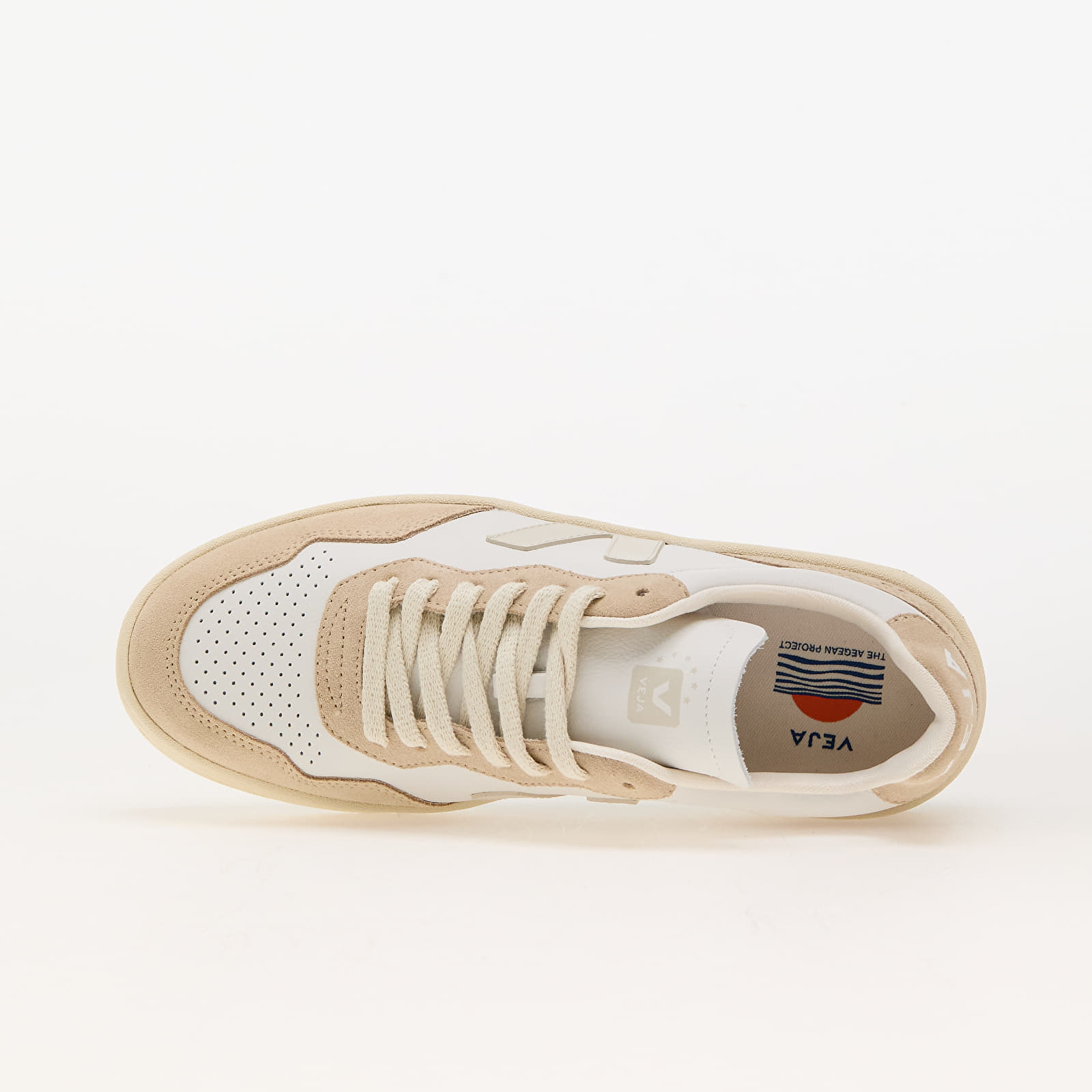 Sneakers und Schuhe für Frauen Veja W V-90 Extra White Pierre Almond