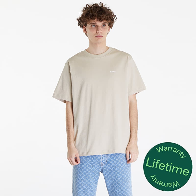 T-shirt Queens Men's Essential T-Shirt With Contrast Print Sand