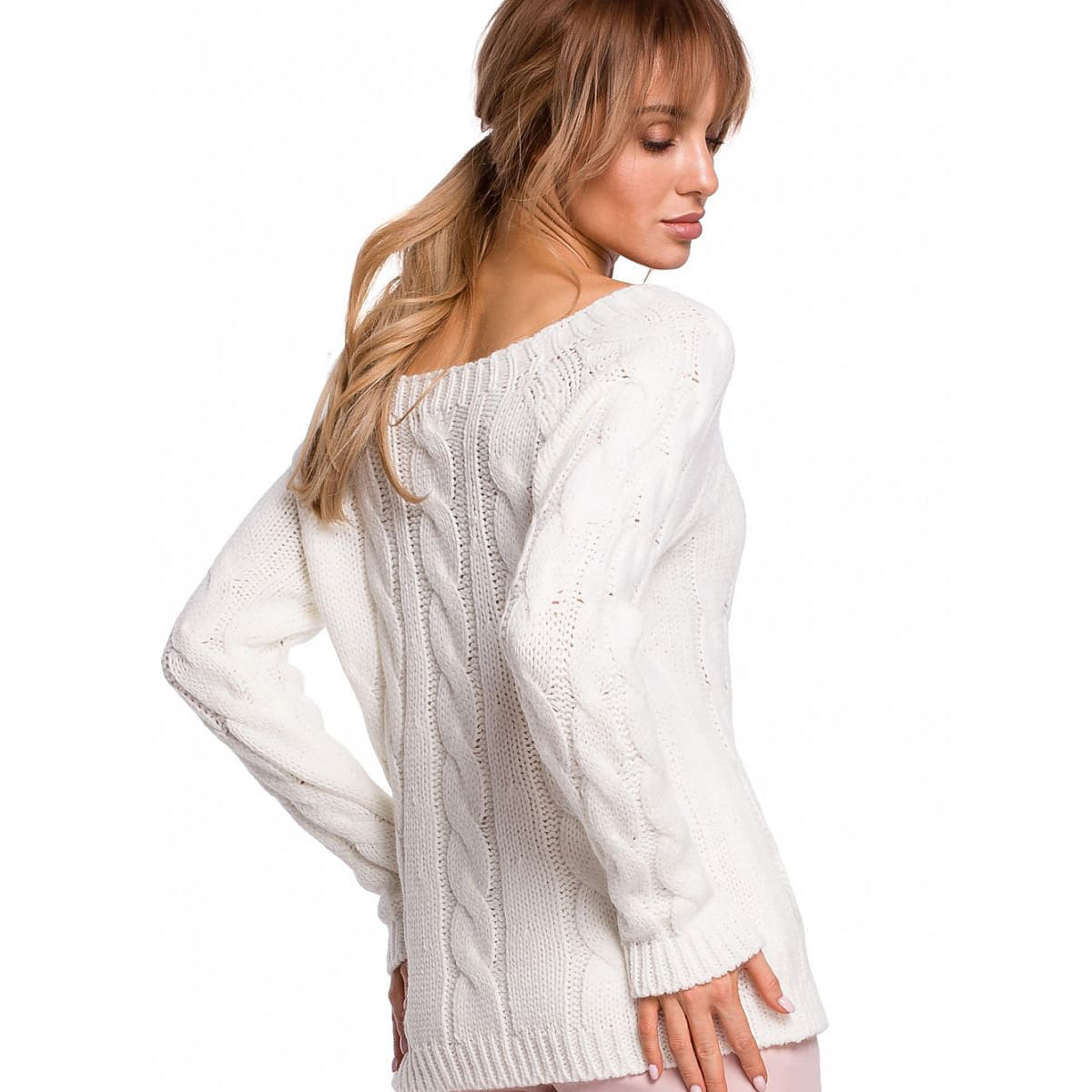Pulover Moe model 142205 Beige