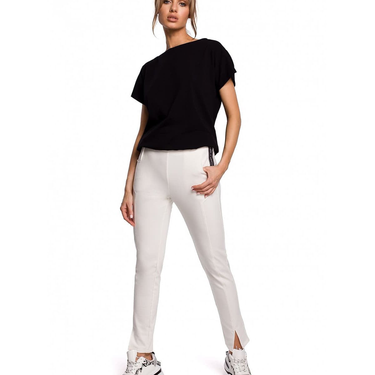 Pantaloni Moe model 142270 Beige