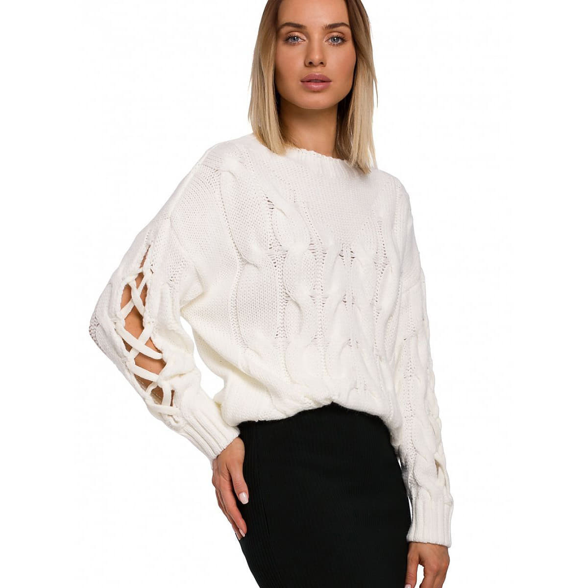 Pulover Moe model 147413 Beige