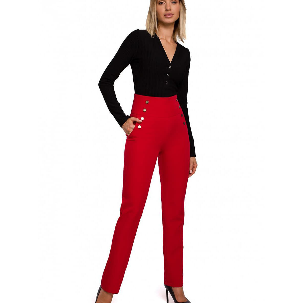 Pantaloni Moe model 147452 Red