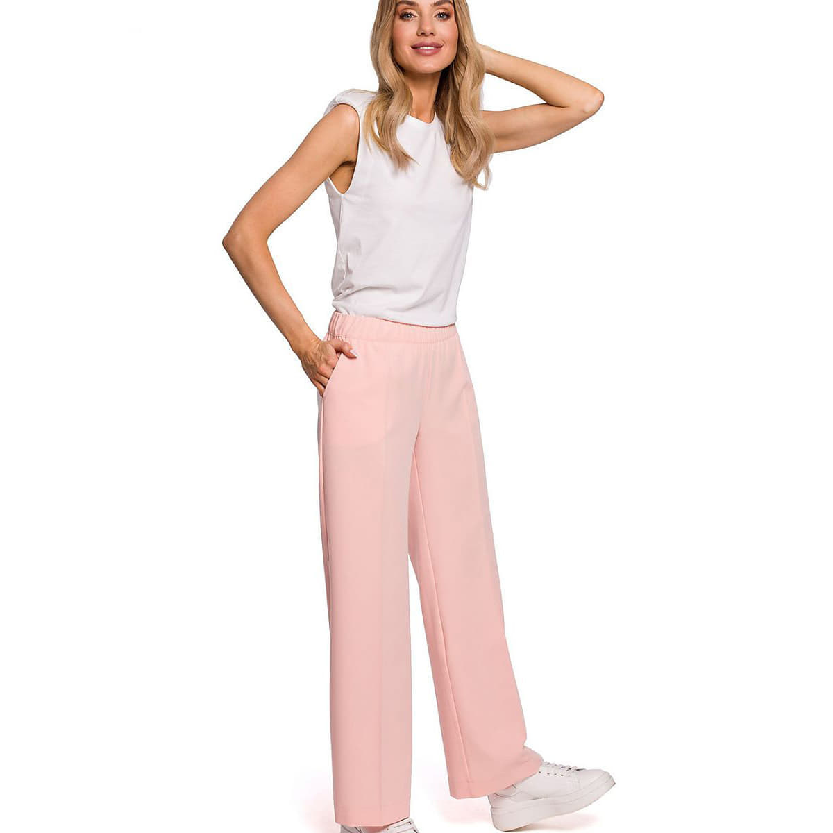 Pantaloni Moe model 152651 Pink