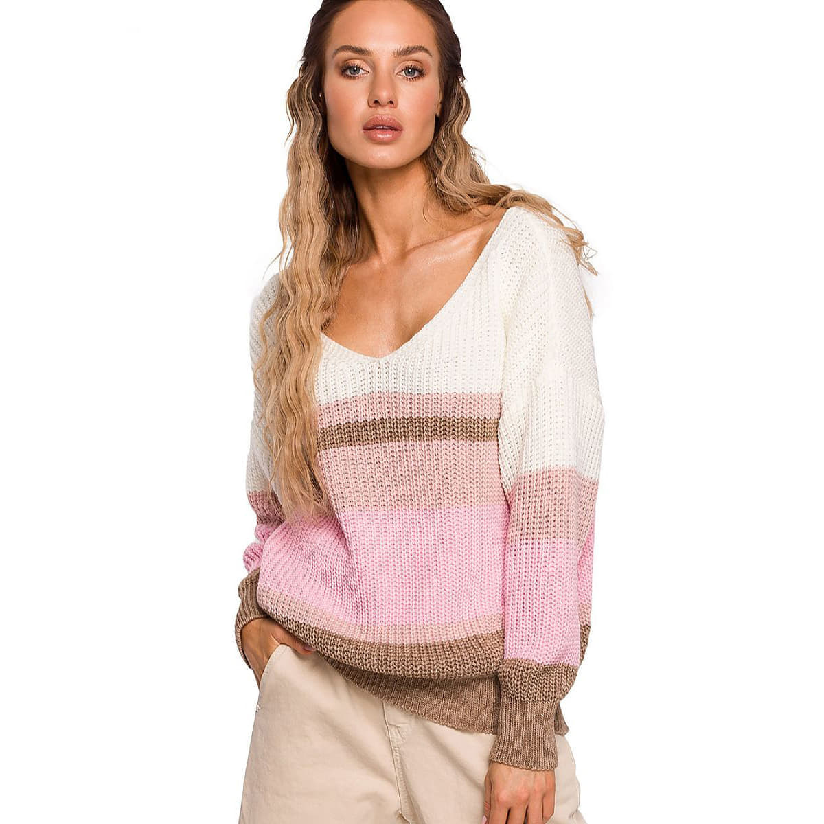 Pulover Moe model 163624 Multicolor