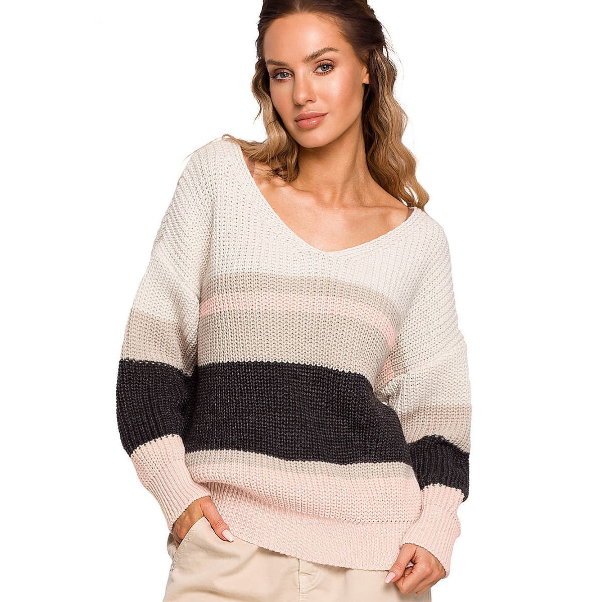 Pulover Moe model 163626 Multicolor