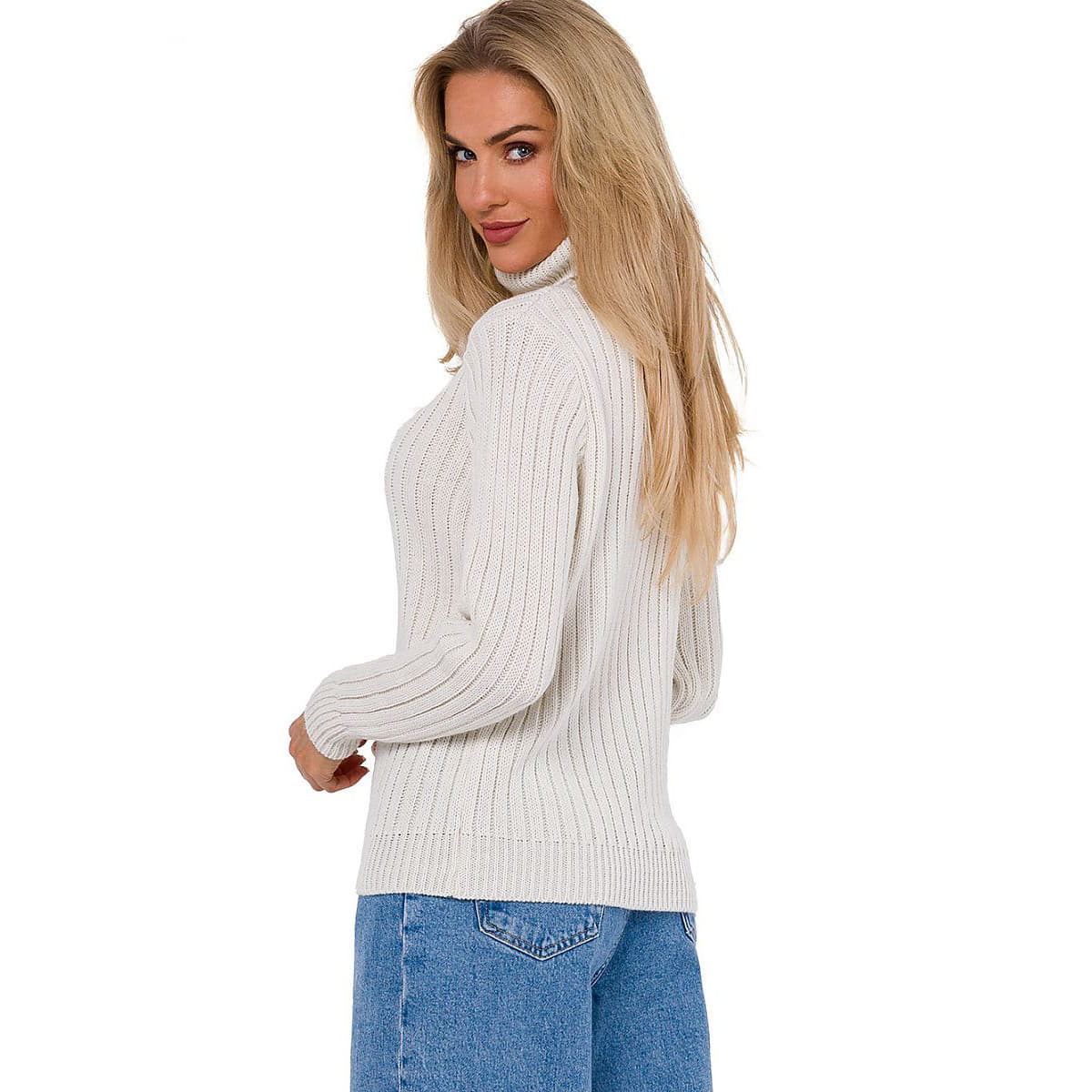 Pulover Moe model 184686 Beige