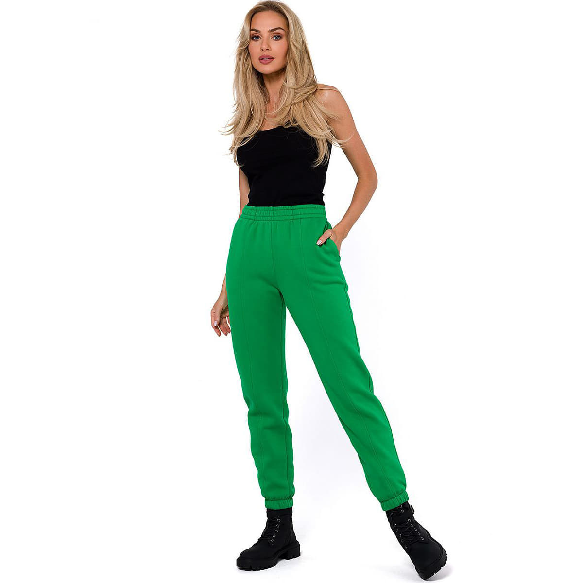 Pantaloni de trening Moe model 184716 Green
