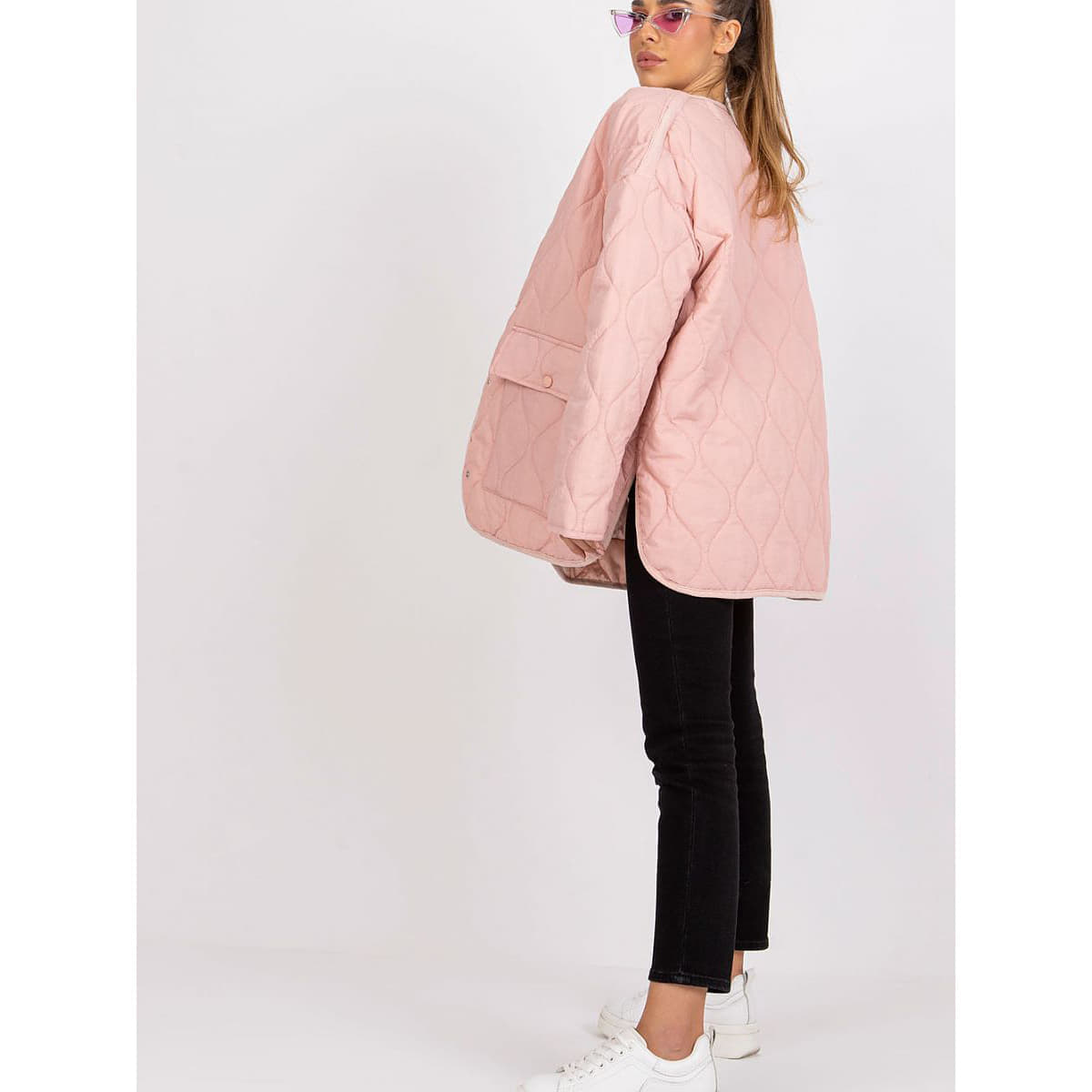 Jachetă Rue Paris model 170581 Pink - 1 | YEO