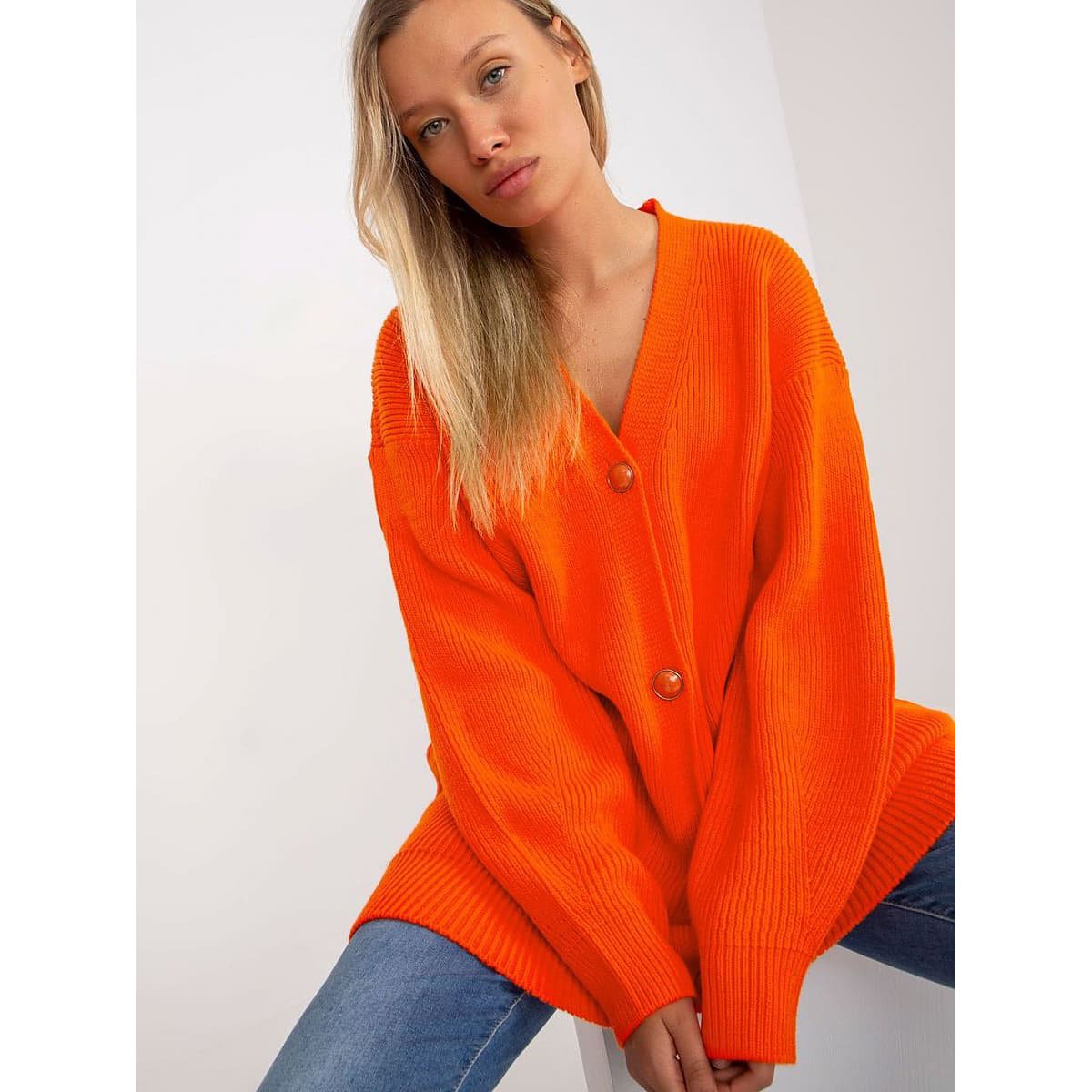 Sweaters Rue Paris model 171008 Orange