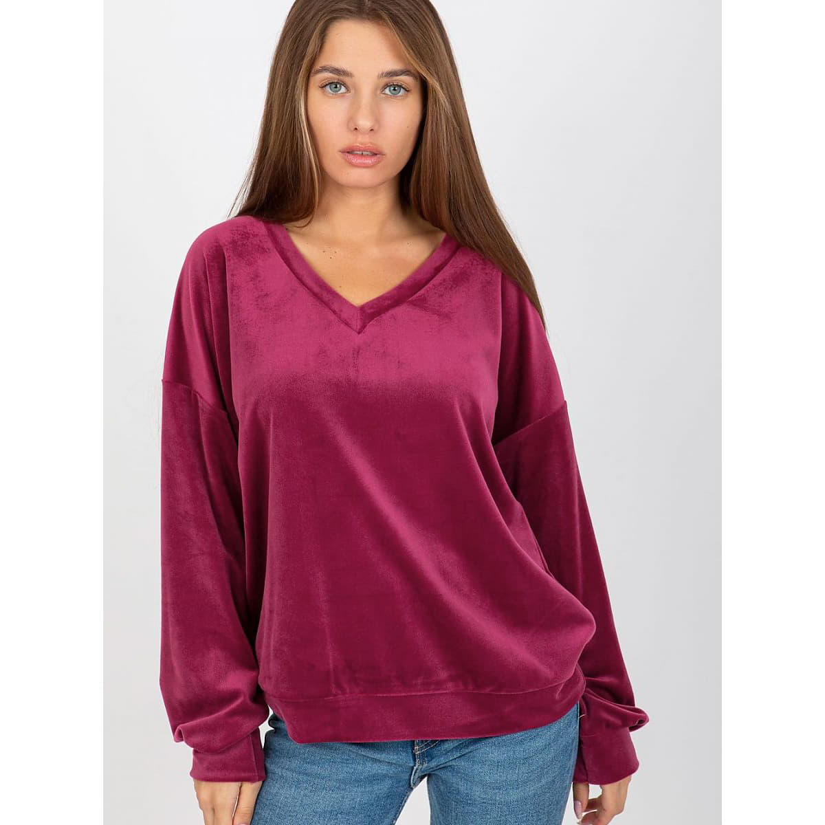 Hoodies and sweatshirts  Rue Paris model 174724 Purple