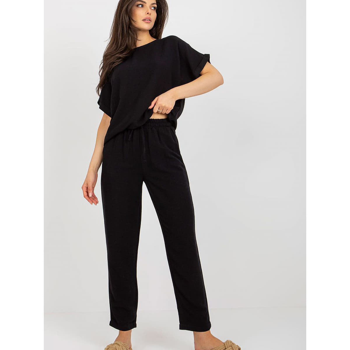 Pantaloni Rue Paris model 179029 Black