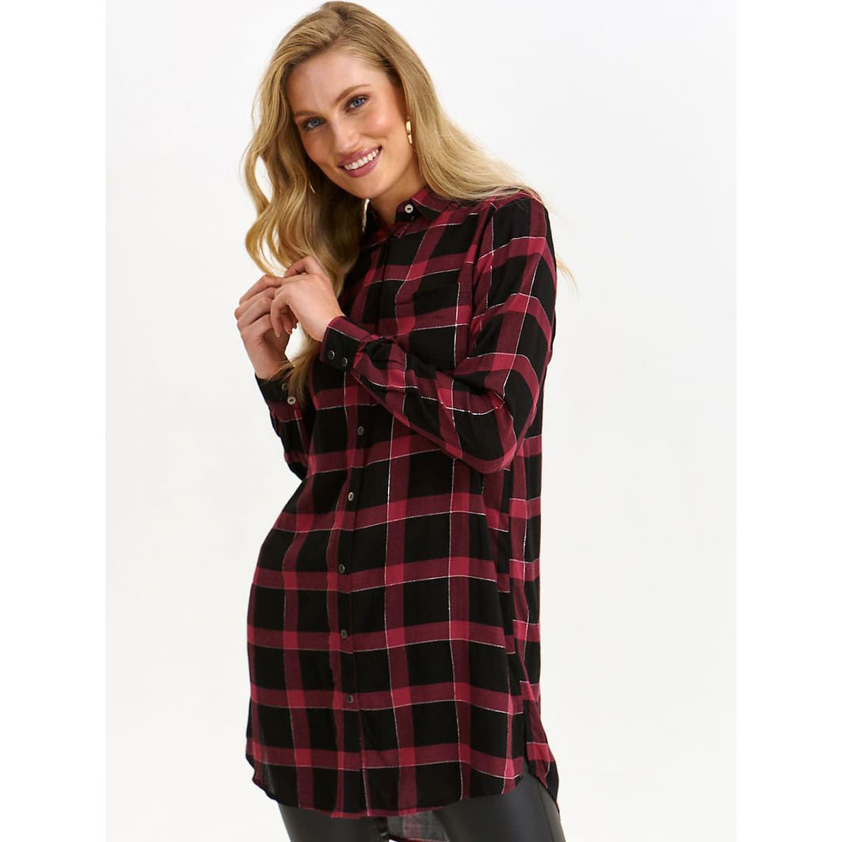 Koszule Top Secret model 186352 Black