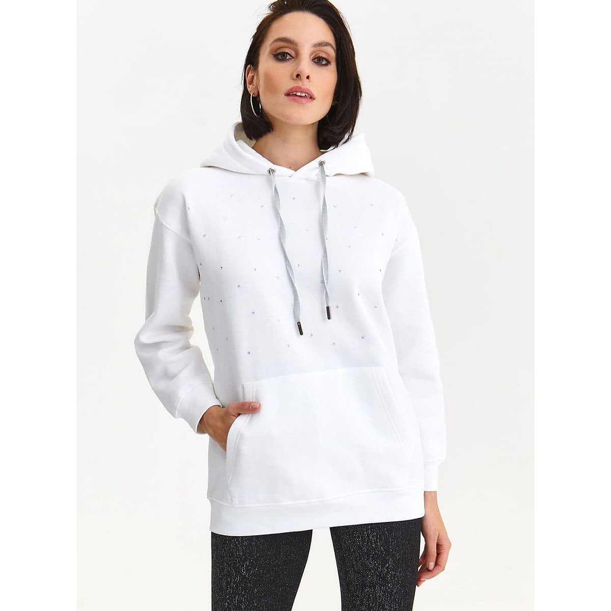 Mikiny Top Secret model 189821 White