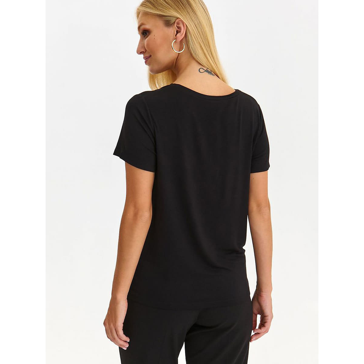 T-Shirts Top Secret model 189832 Black