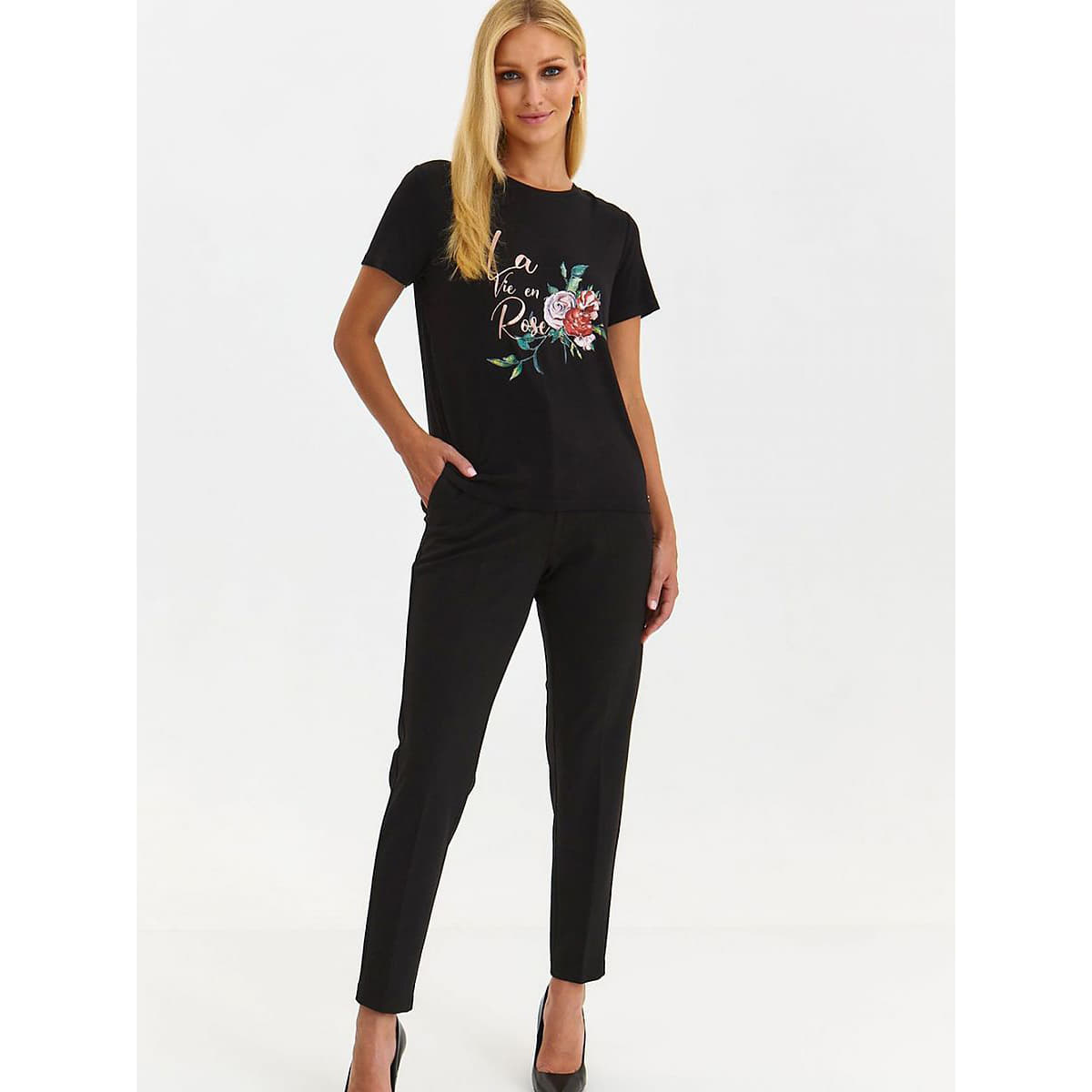 T-Shirts Top Secret model 189832 Black