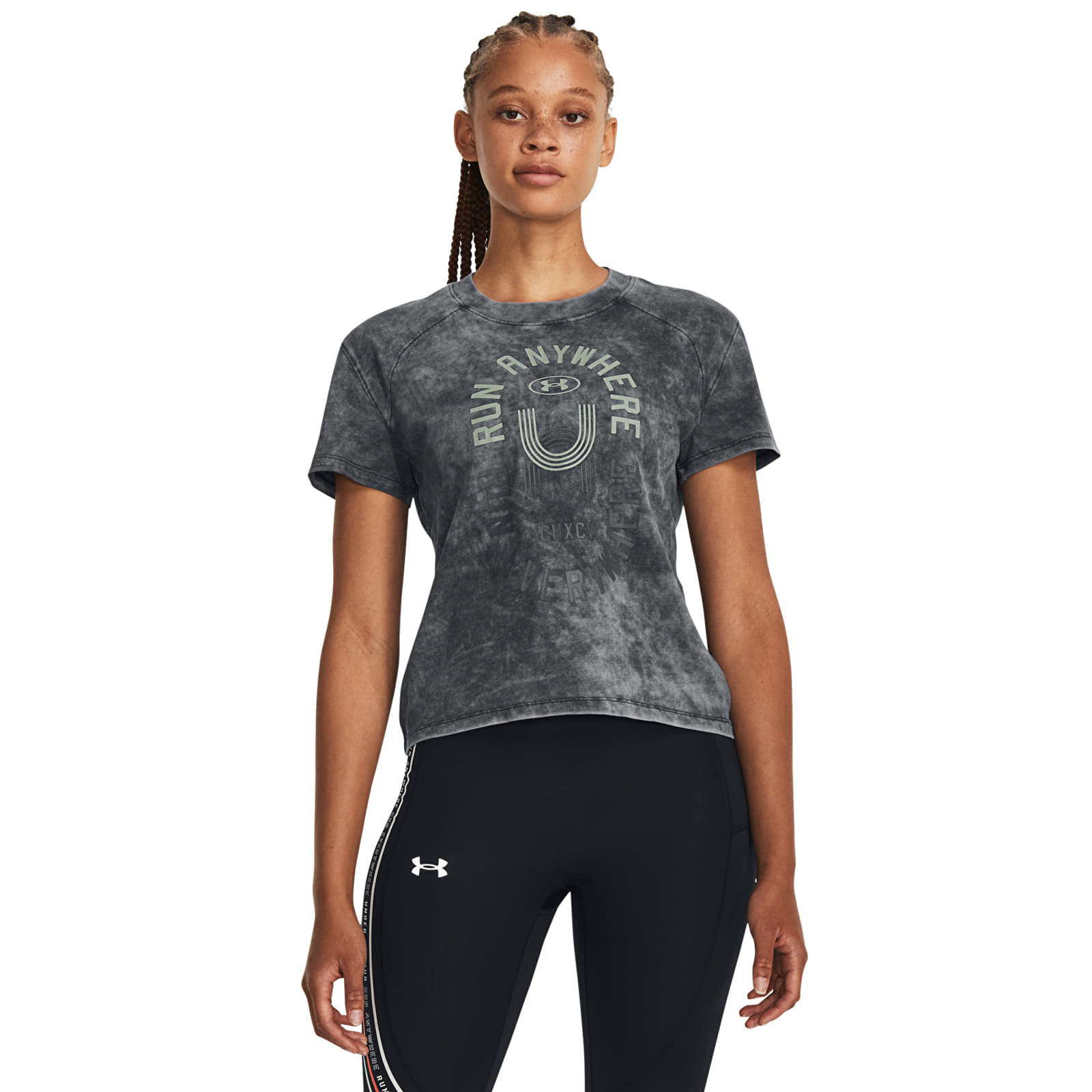 Korte broek Under Armour Run Anywhere Shortsleeve Black M