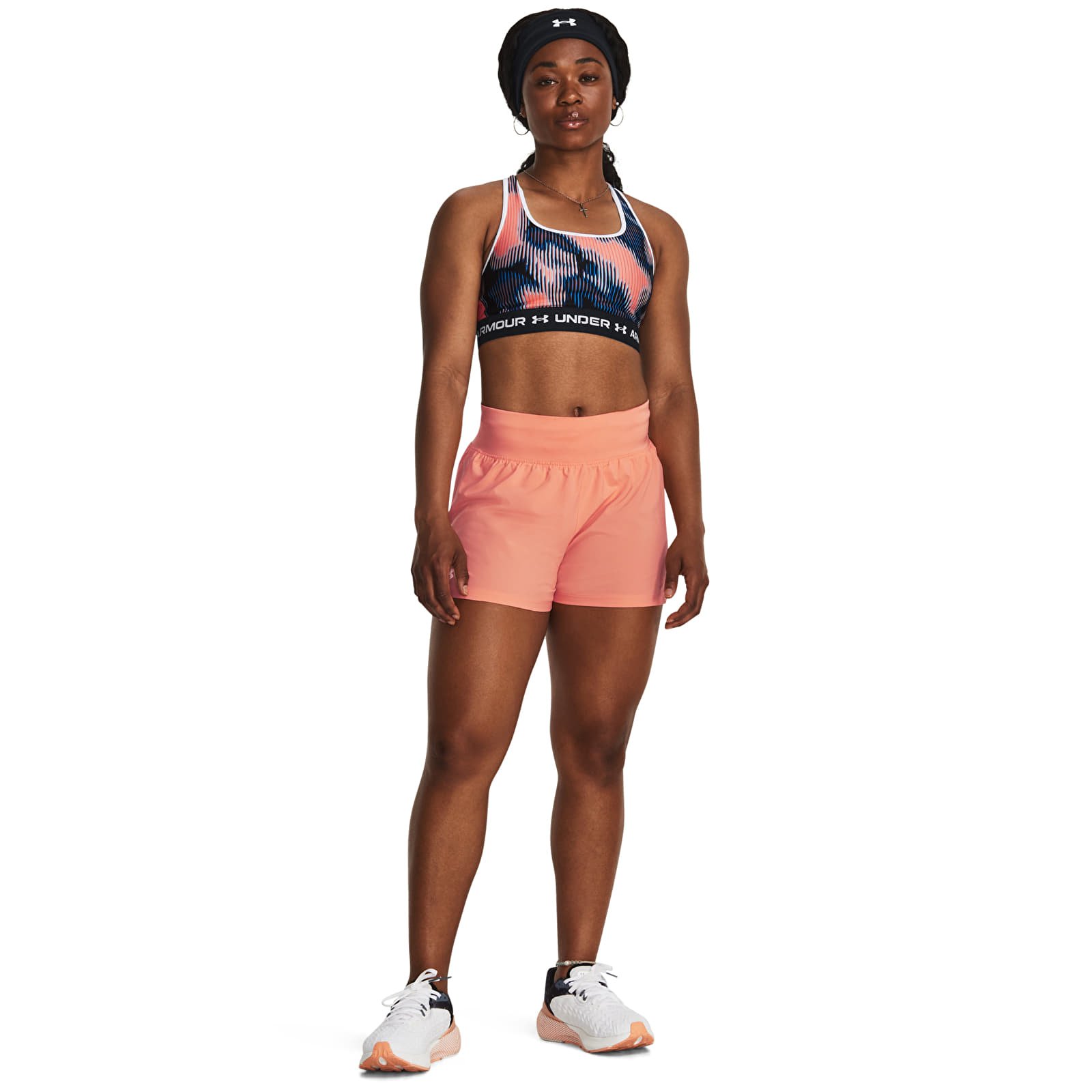 Shortsid Under Armour Run Stamina 3'' Short Bubble Peach