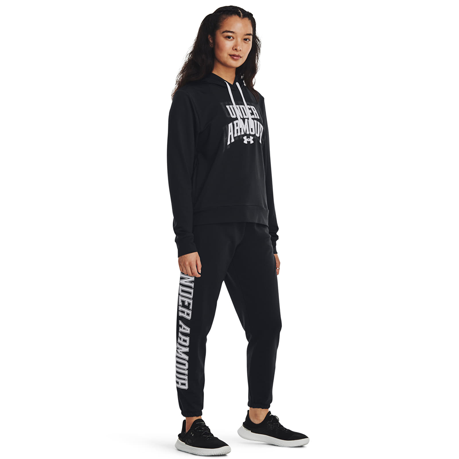 Hosen Under Armour Rival Terry Graphic Jogr Black