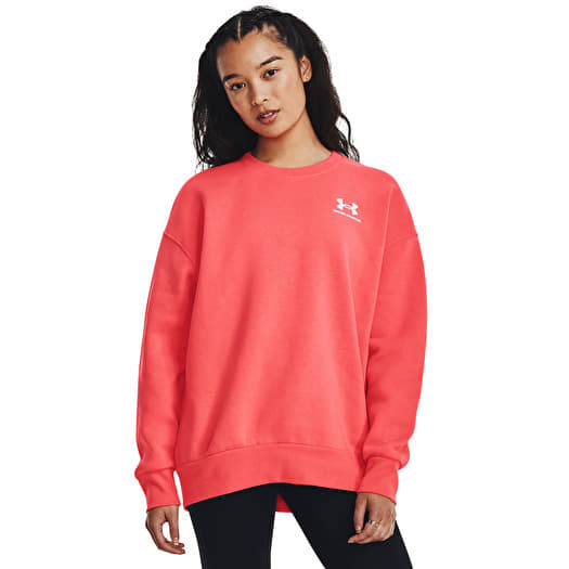 Φούτερ Under Armour Essential Flc Os Crew Venom Red
