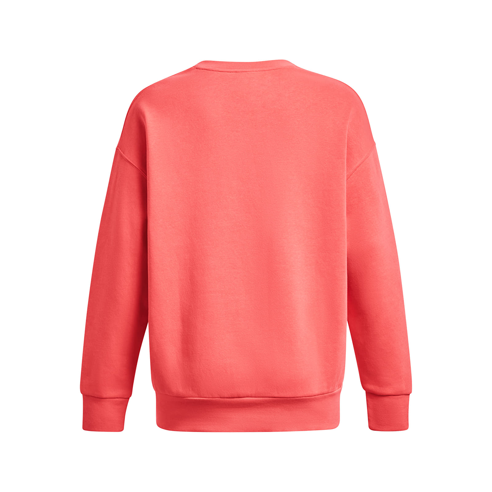 Kapuutsikud ja kampsunid Under Armour Essential Flc Os Crew Venom Red