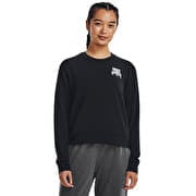 Under Armour Rival Terry Graphic Crew Black