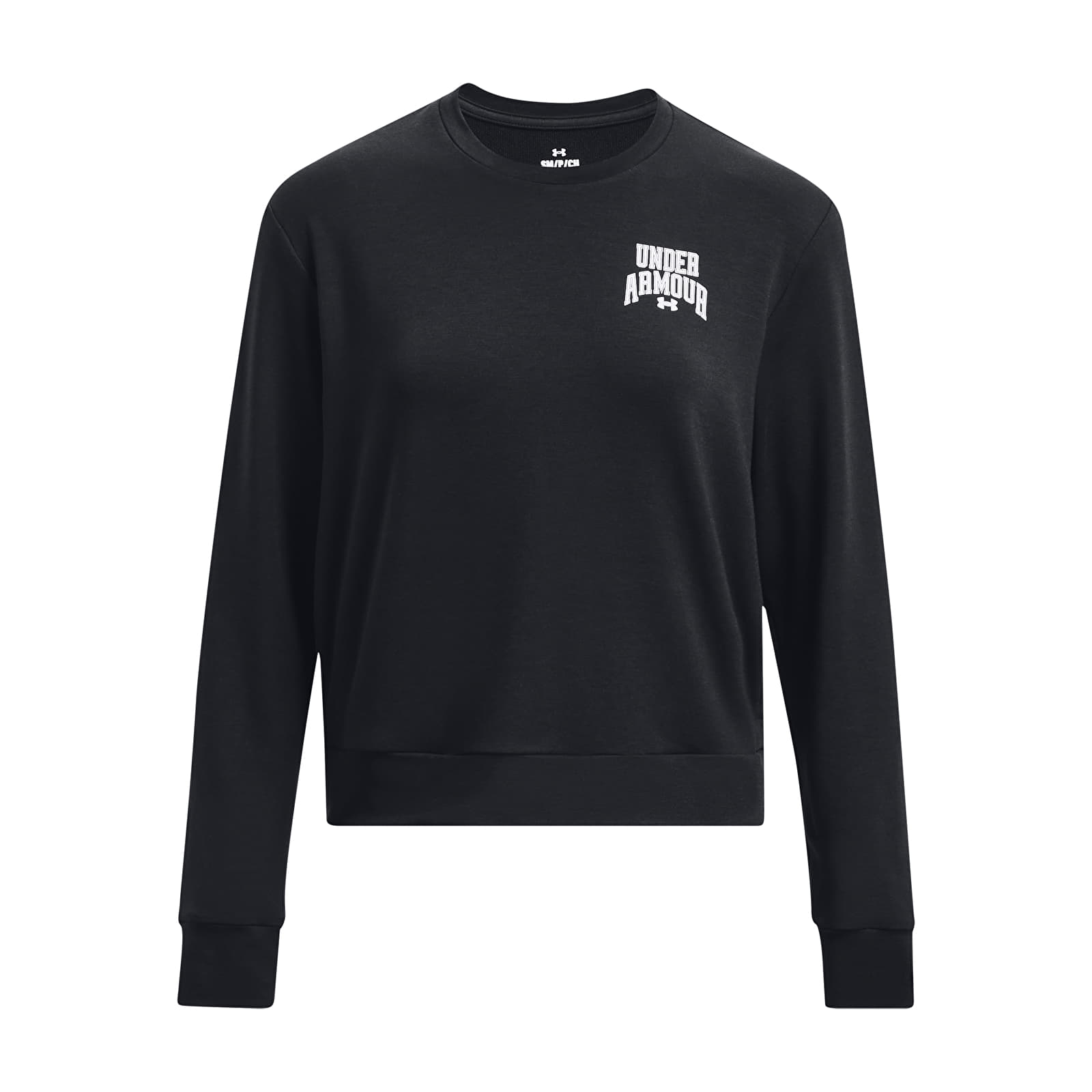Kapuutsikud ja kampsunid Under Armour Rival Terry Graphic Crew Black